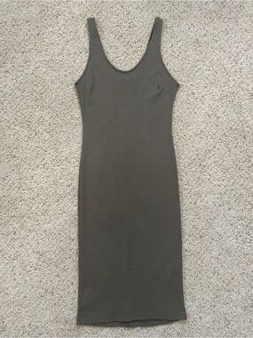 Ribbed Bodycon Tank Dress